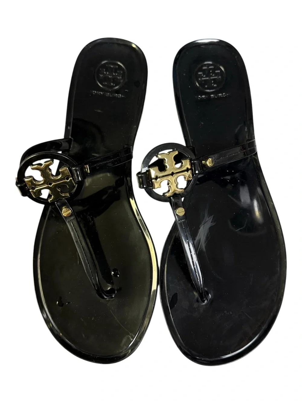 Tory Burch Mini Miller Flat Thong Jelly Sandals Women’s Sz 8